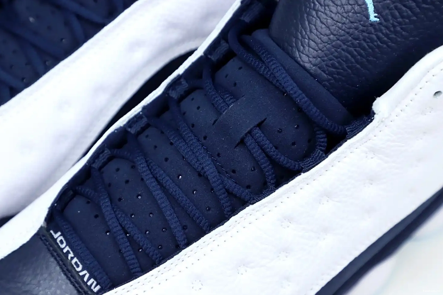 WHITE JORDAN POWDER BLUE Kimikick 414571-144 RETRO AIR 13 OBSIDIAN 0524